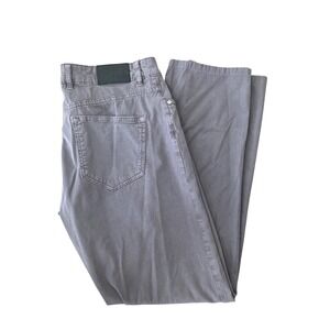 Peter Millar Crown Crafted Chinos Pants Mens 30x28 Gray Cotton Casual Trousers‎